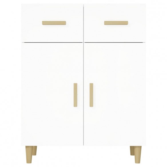 Buffet Blanc 69,5x34x89 cm Bois d'ingénierie