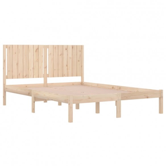 Cadre de lit Bois de pin massif 160x200 cm