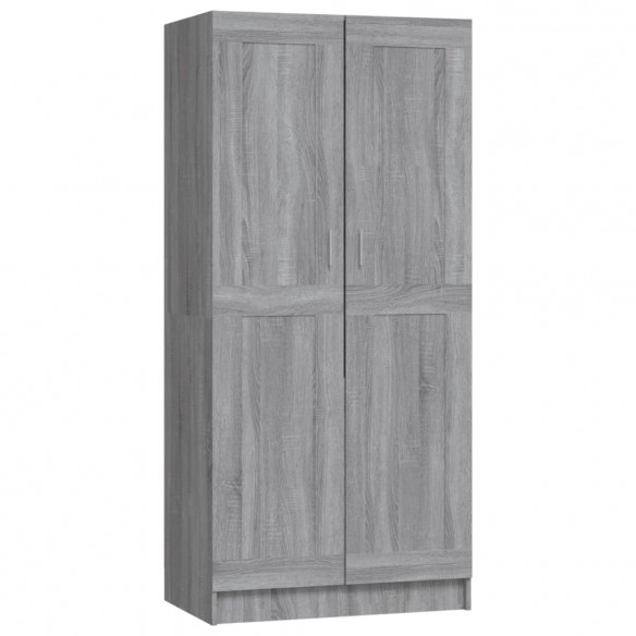 Garde-robe Sonoma gris 82,5x51,5x180 cm Bois d'ingénierie