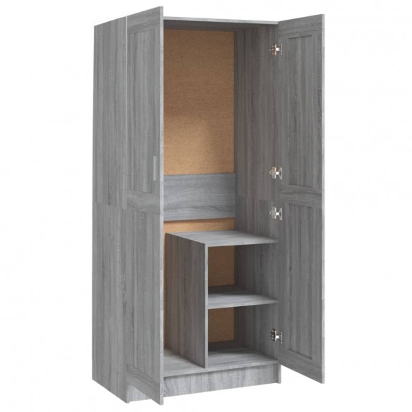 Garde-robe Sonoma gris 82,5x51,5x180 cm Bois d'ingénierie