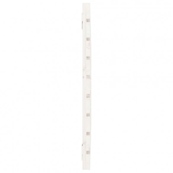 Tête de lit murale Blanc 96x3x63 cm Bois massif de pin