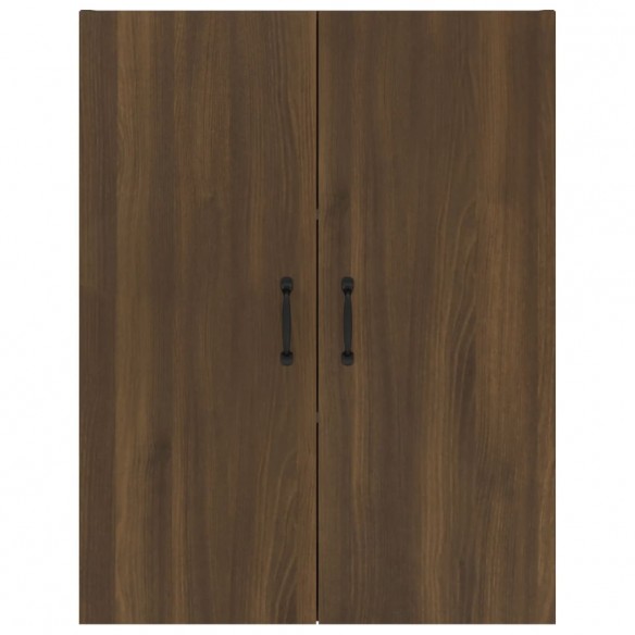 Armoire suspendue Chêne marron 69,5x34x90 cm Bois d'ingénierie