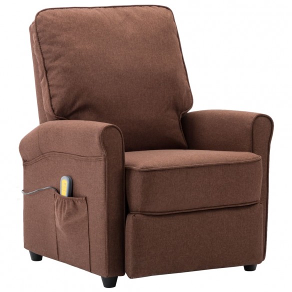 Fauteuil de massage Marron Tissu