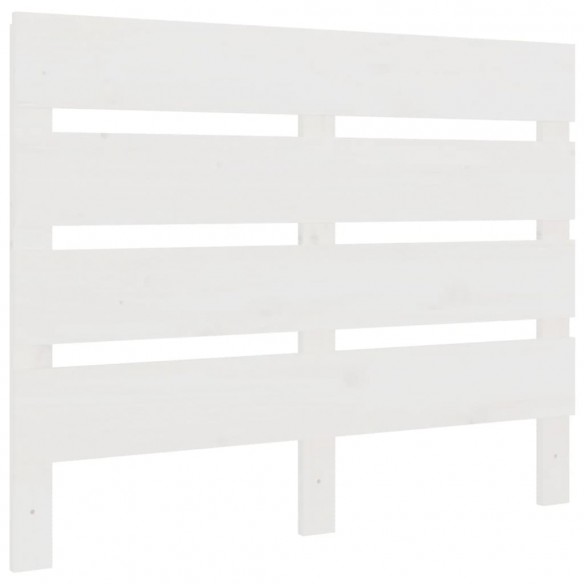 Tête de lit Blanc 100x3x80 cm Bois massif de pin