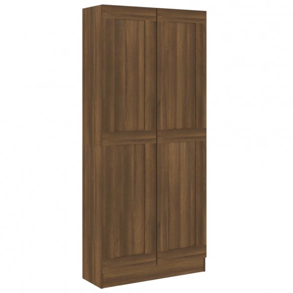 Armoire à livres Chêne marron 82,5x30,5x185,5cm Bois ingénierie