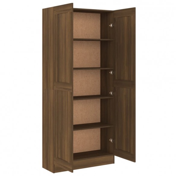 Armoire à livres Chêne marron 82,5x30,5x185,5cm Bois ingénierie