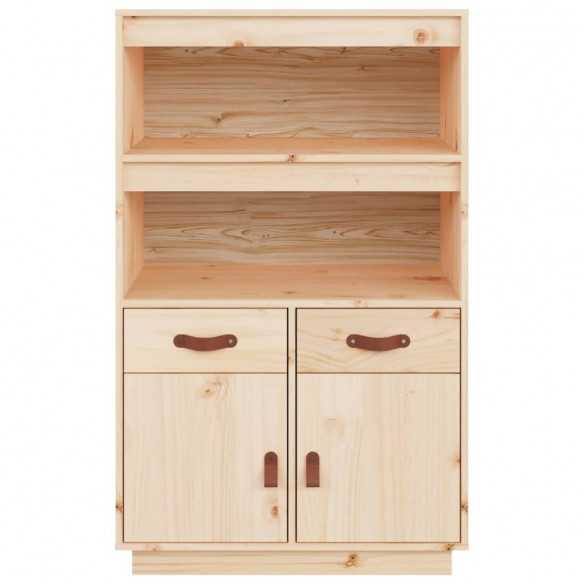 Buffet haut 67x40x108,5 cm Bois massif de pin