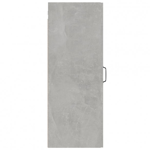 Armoire murale suspendue Gris béton 34,5x34x90 cm