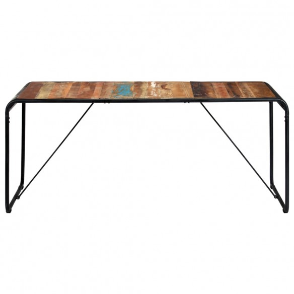 Table de salle à manger 180x90x76cm Bois de récupération solide