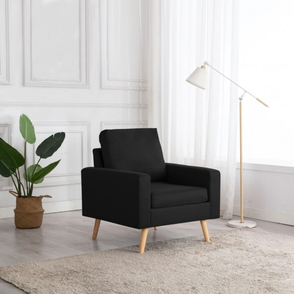 Fauteuil Noir Tissu