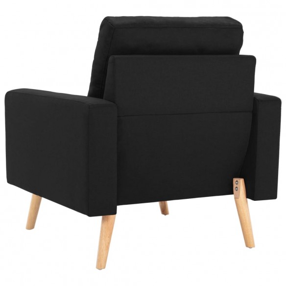 Fauteuil Noir Tissu