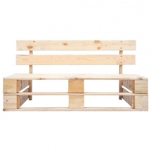 Banc palette de jardin bois