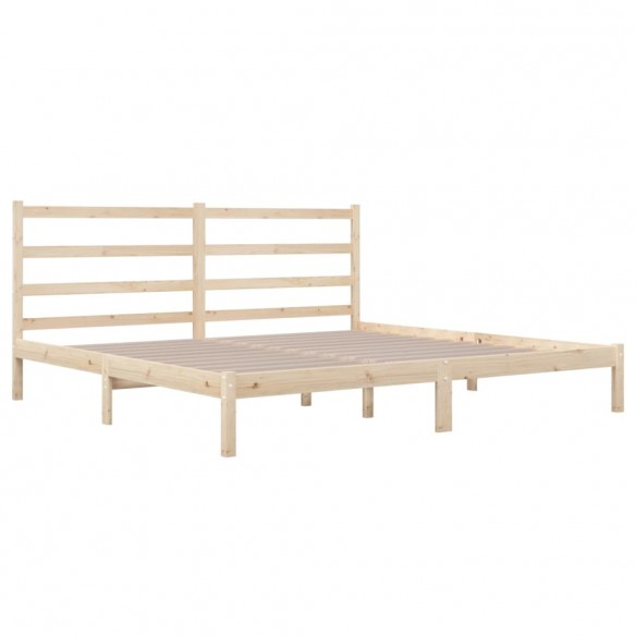 Cadre de lit bois de pin massif 180x200 cm super king