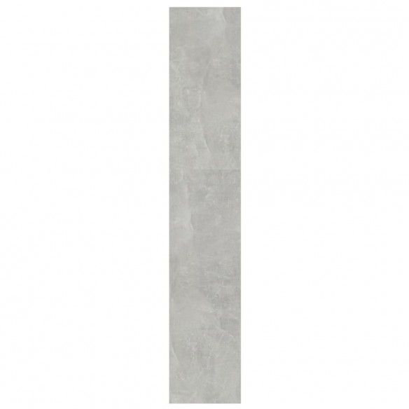 Bibliothèque/Séparateur de pièce Gris béton 100x30x166 cm