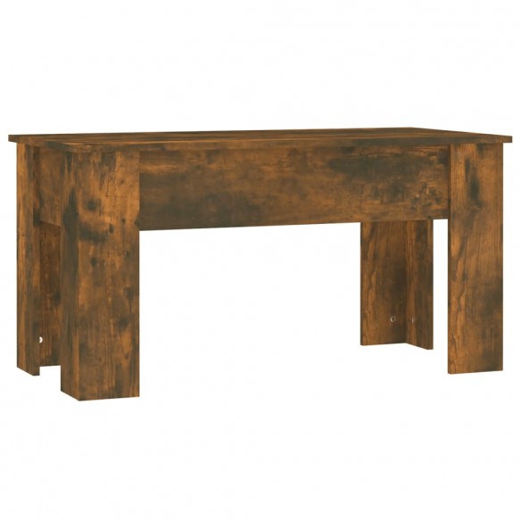 Table basse Chêne fumé 101x49x52 cm Bois d'ingénierie