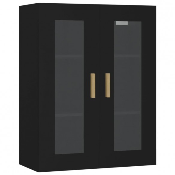 Armoire murale suspendue Noir 69,5x34x90 cm