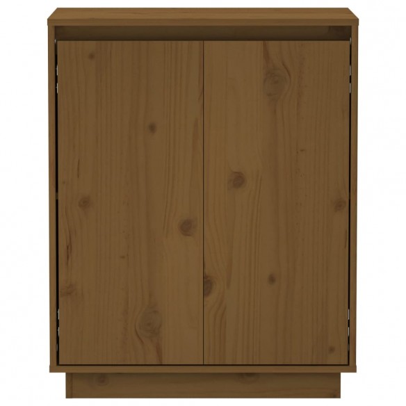 Buffet Marron miel 60x34x75 cm Bois massif de pin