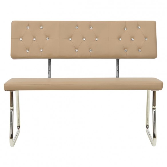 Banc 110 cm Cappuccino Similicuir