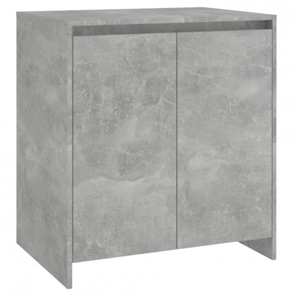 Buffets 3 pcs Gris béton Bois d'ingénierie