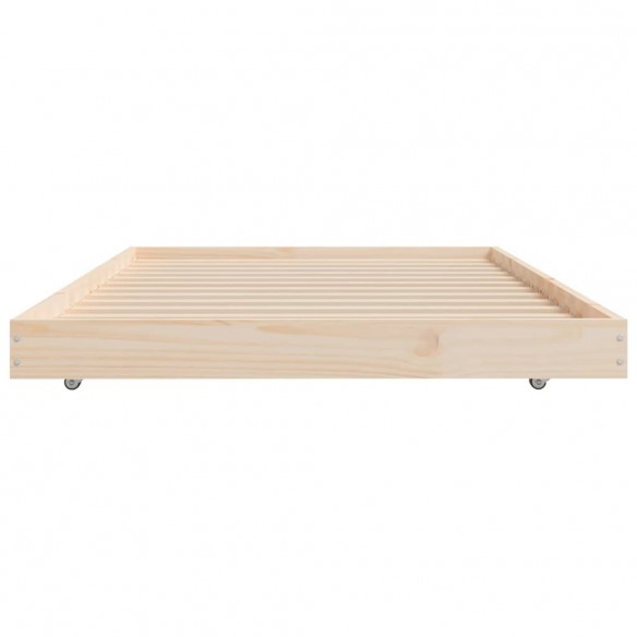 Cadre de lit 75x190 cm Bois de pin massif