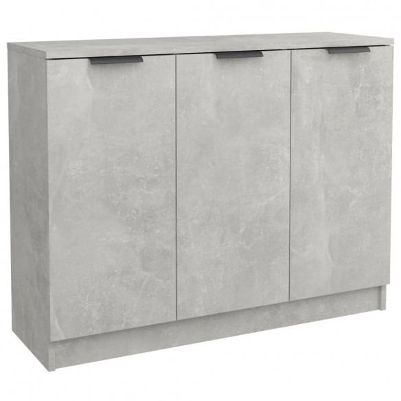 Buffet Gris béton 90,5x30x70 cm Bois d'ingénierie