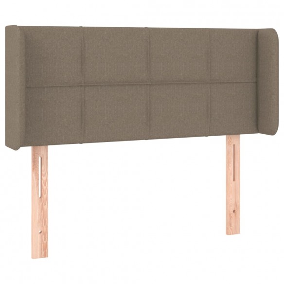 Tête de lit avec oreilles Taupe 83x16x78/88 cm Tissu