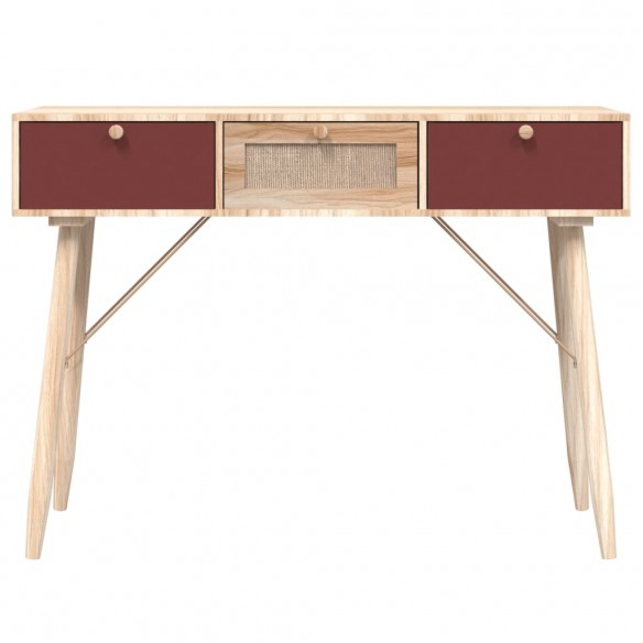 Table console avec tiroirs 105x30x75 cm bois d'ingénierie