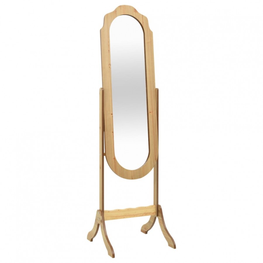 Miroir sur pied 45,5x47,5x160 cm bois d'ingénierie