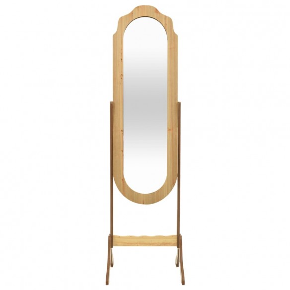 Miroir sur pied 45,5x47,5x160 cm bois d'ingénierie