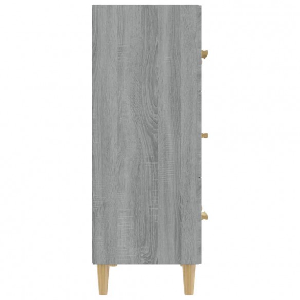 Buffet Sonoma gris 70x34x90 cm Bois d'ingénierie