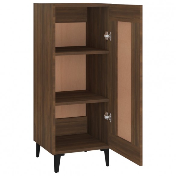 Buffet Chêne marron 34,5x34x90 cm Bois d'ingénierie