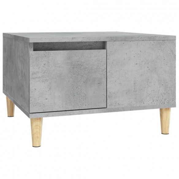 Table basse gris béton 55x55x36,5 cm bois d'ingénierie