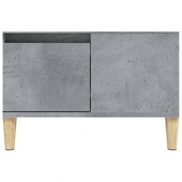 Table basse gris béton 55x55x36,5 cm bois d'ingénierie