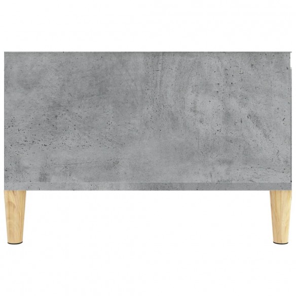 Table basse gris béton 55x55x36,5 cm bois d'ingénierie