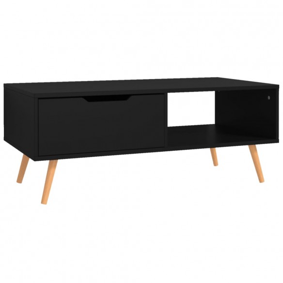 Table basse Noir 100x49,5x43 cm Aggloméré