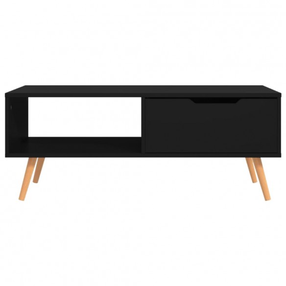 Table basse Noir 100x49,5x43 cm Aggloméré