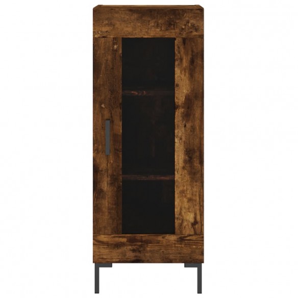 Buffet Chêne fumé 34,5x34x90 cm Bois d'ingénierie