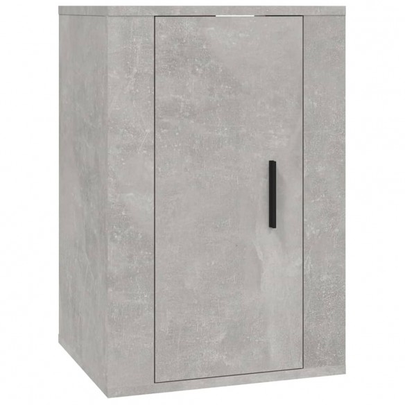 Ensemble de meubles TV 5 pcs Gris béton Bois d'ingénierie