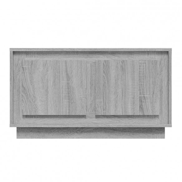 Meuble TV sonoma gris 80x35x45 cm bois d'ingénierie