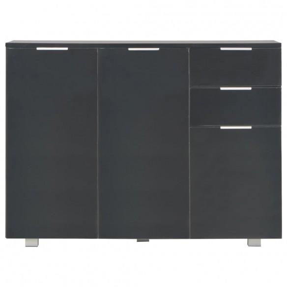 Buffet Noir brillant 107x35x80,5 cm