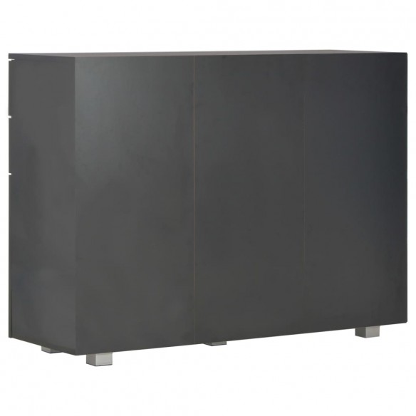 Buffet Noir brillant 107x35x80,5 cm