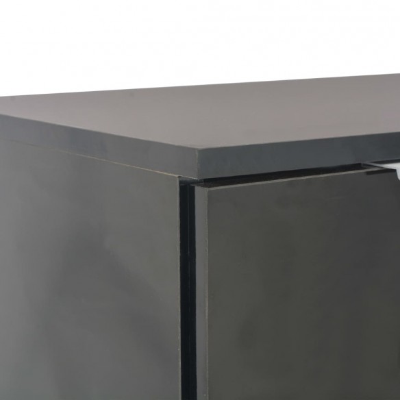 Buffet Noir brillant 107x35x80,5 cm