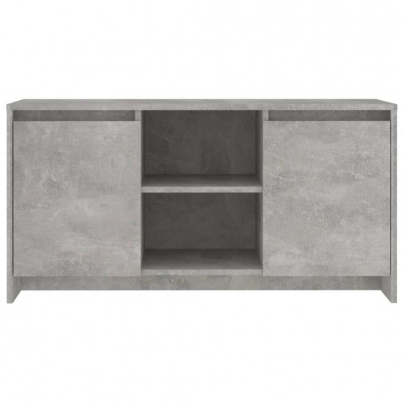 Meuble TV Gris béton 102x37,5x52,5 cm Aggloméré