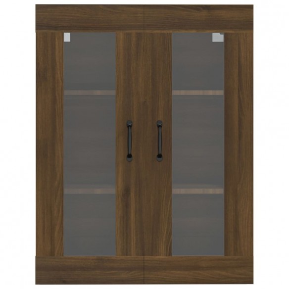 Armoire murale suspendue Chêne marron 69,5x34x90 cm