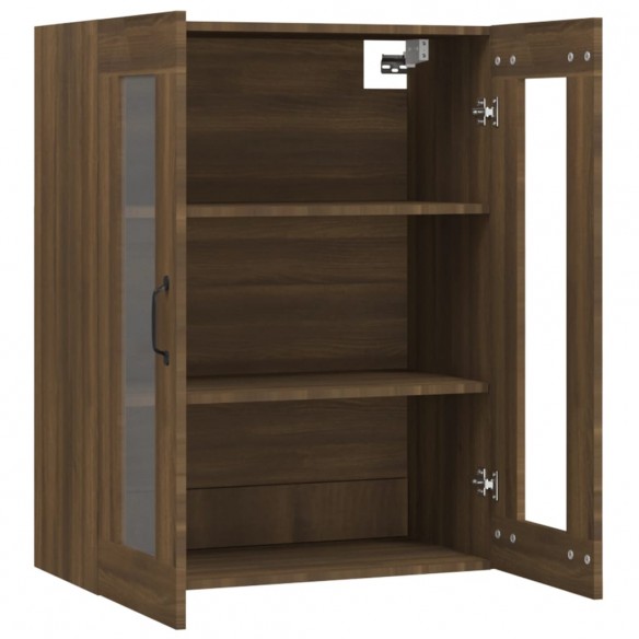 Armoire murale suspendue Chêne marron 69,5x34x90 cm