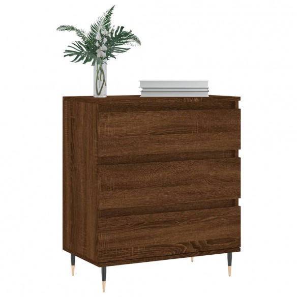 Buffet Chêne marron 60x35x70 cm Bois d'ingénierie