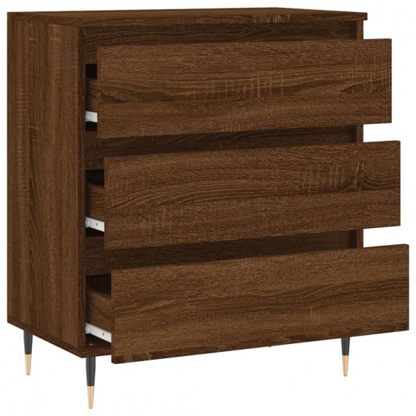 Buffet Chêne marron 60x35x70 cm Bois d'ingénierie