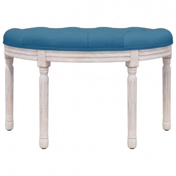 Banc Bleu 81,5x41x49 cm Velours