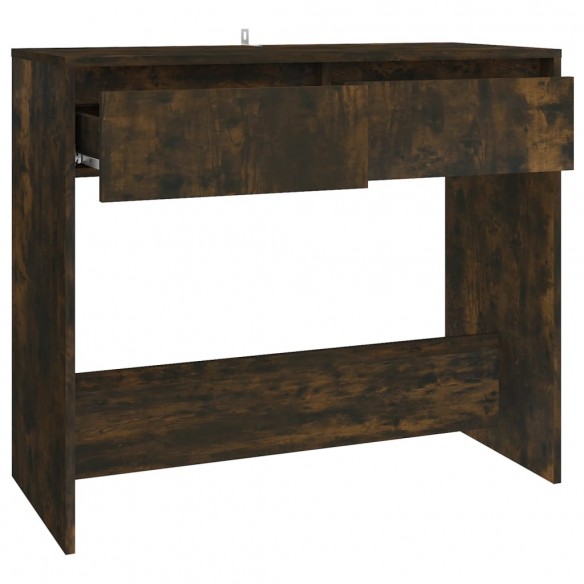 Table console Chêne fumé 89x41x76,5 cm Acier