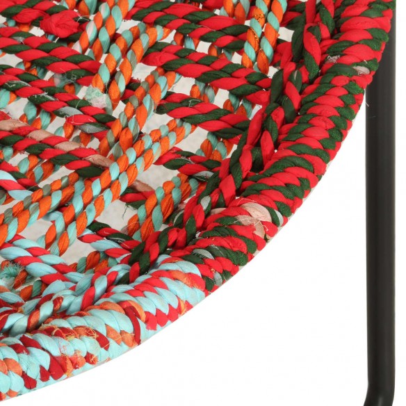 Chaise ronde Chindi Multicolore Tissu